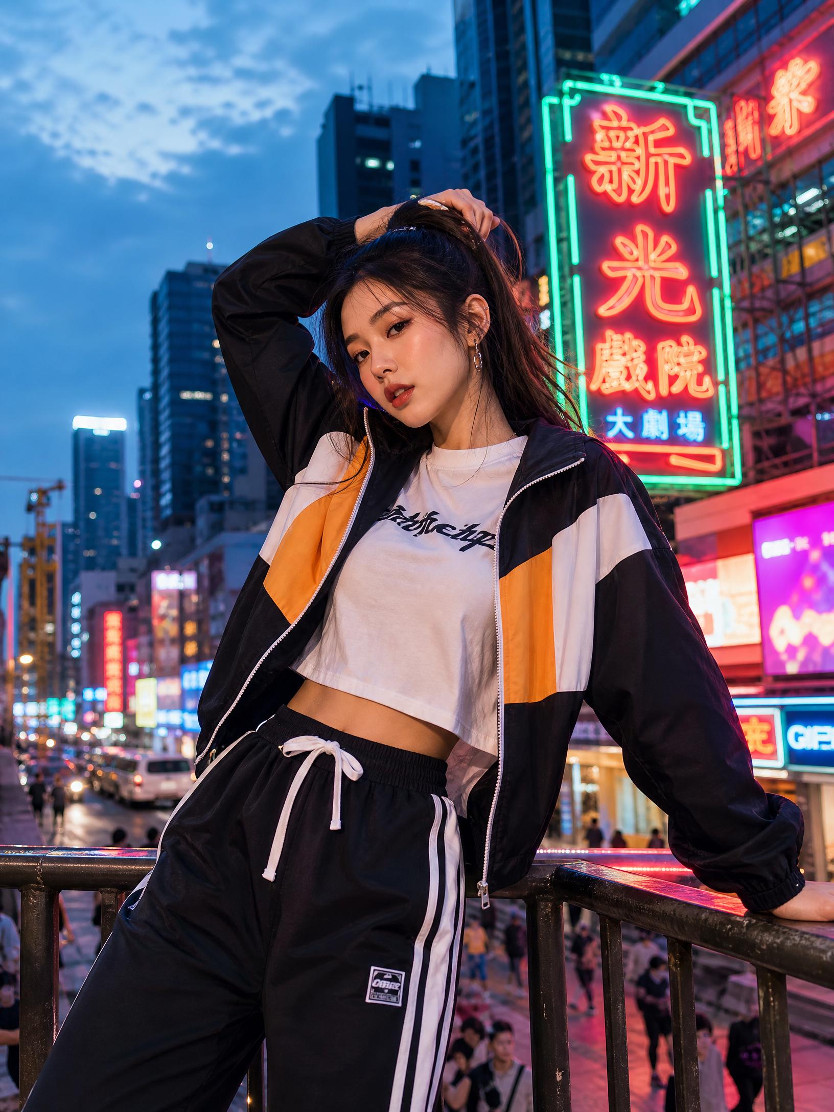 抖阴城市夜景短视频拍摄视频演示后期剪辑封面